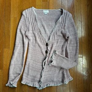 Cottagecore girly  knit sweater